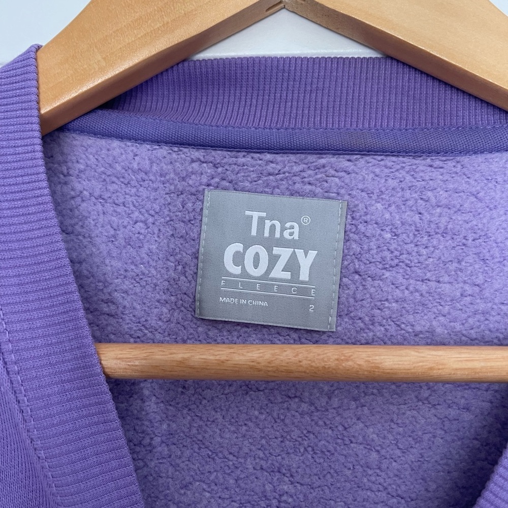TNA cozy cropped sweater 2